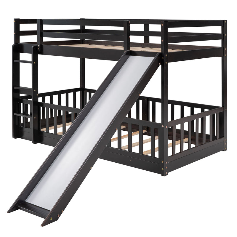 Bunk Bed With Convertible Ladder And Slide - R&R Furniture Gallery (Fountain Valley, CA)