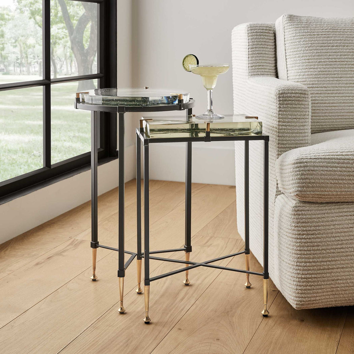 Ice - Block Accent Table - Round