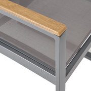 Aresha - Metal Outdoor Dining Armchair (Set of 2) - Gray - R&R Furniture Gallery (Fountain Valley, CA)