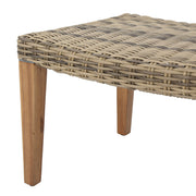 Outdoor Rattan Wicker Ottomans - Gray - R&R Furniture Gallery (Fountain Valley, CA)