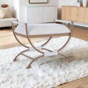 Nora - Bench - White - R&R Furniture Gallery (Fountain Valley, CA)