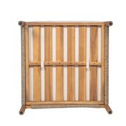 Modern Outdoor Woven Lounge Chair With Solid Wood Frame - Teak - R&R Furniture Gallery (Fountain Valley, CA)