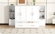 Murphy Bed With Shelves, Drawers And USB Ports - R&R Furniture Gallery (Fountain Valley, CA)