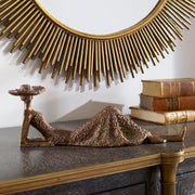Antique bronze sculpture titled Summer Days by Uttermost, featuring a detailed artistic figurine in a summer-themed pose.