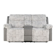 Bruni - Console Reclining Loveseat With Manual Recline - R&R Furniture Gallery (Fountain Valley, CA)