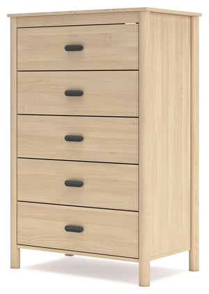 Cabinella - Five Drawer Chest - Tan - R&R Furniture Gallery (Fountain Valley, CA)