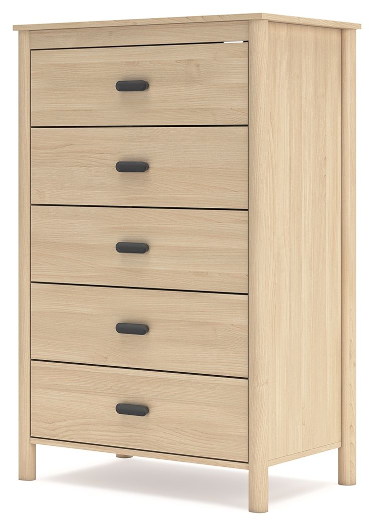 Cabinella - Five Drawer Chest - Tan - R&R Furniture Gallery (Fountain Valley, CA)