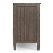 Lev - Handcrafted TV Media Stand - Smoky Brown - R&R Furniture Gallery (Fountain Valley, CA)