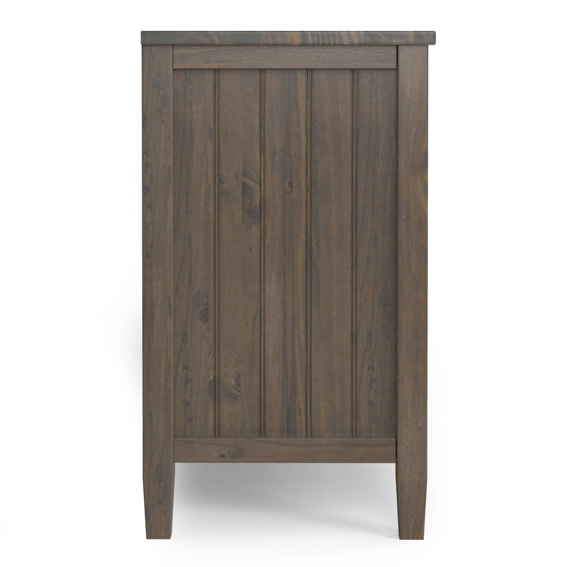 Lev - Handcrafted TV Media Stand - Smoky Brown - R&R Furniture Gallery (Fountain Valley, CA)