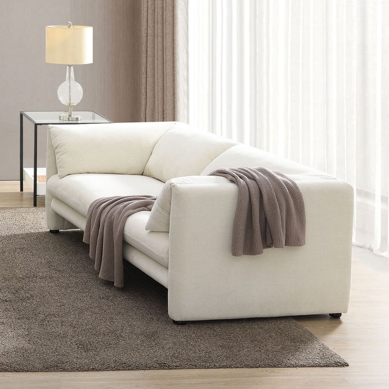 Jaeda - Loveseat - Beige Linen - R&R Furniture Gallery (Fountain Valley, CA)