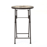 Silvester - End Table - Beige / Black - R&R Furniture Gallery (Fountain Valley, CA)