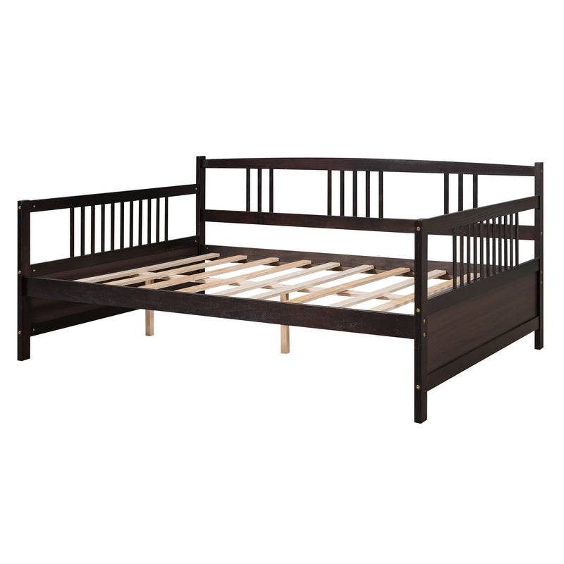 Modern DreamHaus multifunctional daybed with built-in storage drawers and sleek design, ideal for space-saving bedroom furniture.