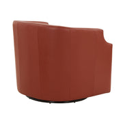Emmett - Swivel Glider Barrel Chair With Clip Arm Design - R&R Furniture Gallery (Fountain Valley, CA)