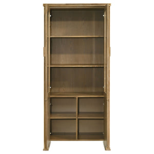 Dreydon - 4 Door Display Cabinet - Light Brown