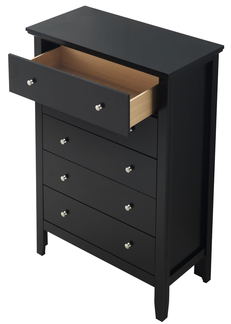 Glory Furniture Primo chest accent storage cabinet with a sleek wooden finish and modern design.