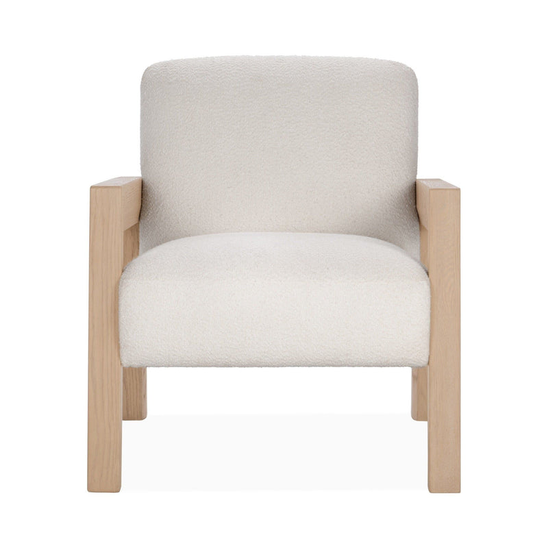Aliza - Upholstered Accent Chair - Ivory - R&R Furniture Gallery (Fountain Valley, CA)