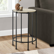 Round Accent Table For Living Room - Black - R&R Furniture Gallery (Fountain Valley, CA)