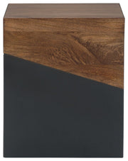 Trailbend - Accent Table - Brown / Gunmetal - R&R Furniture Gallery (Fountain Valley, CA)