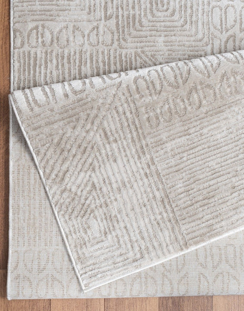 Elegance - 5'3" X 7'3" Area Rug - Ivory - R&R Furniture Gallery (Fountain Valley, CA)
