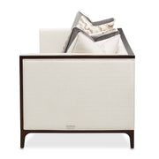 Belmont Place - Sofa - Cream / Espresso - R&R Furniture Gallery (Fountain Valley, CA)