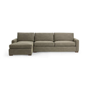 Classic Home Coburn chaise sofa from the stationary sectional set, featuring plush cushions and a modern design.