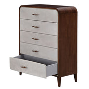 Houston - 5-Drawer Chest - Walnut - R&R Furniture Gallery (Fountain Valley, CA)