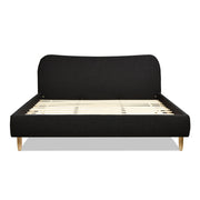 Roman - Curved Headboard Upholstered Platform Bed - R&R Furniture Gallery (Fountain Valley, CA)