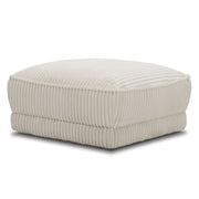 Utopia - Ottoman With Casters - Mega Ivory - R&R Furniture Gallery (Fountain Valley, CA)