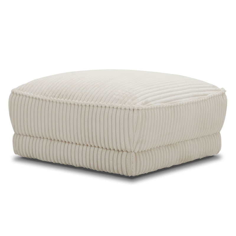 Utopia - Ottoman With Casters - Mega Ivory - R&R Furniture Gallery (Fountain Valley, CA)