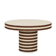 Lyra - Striped Cotton Jute Contract-Grade Table - R&R Furniture Gallery (Fountain Valley, CA)