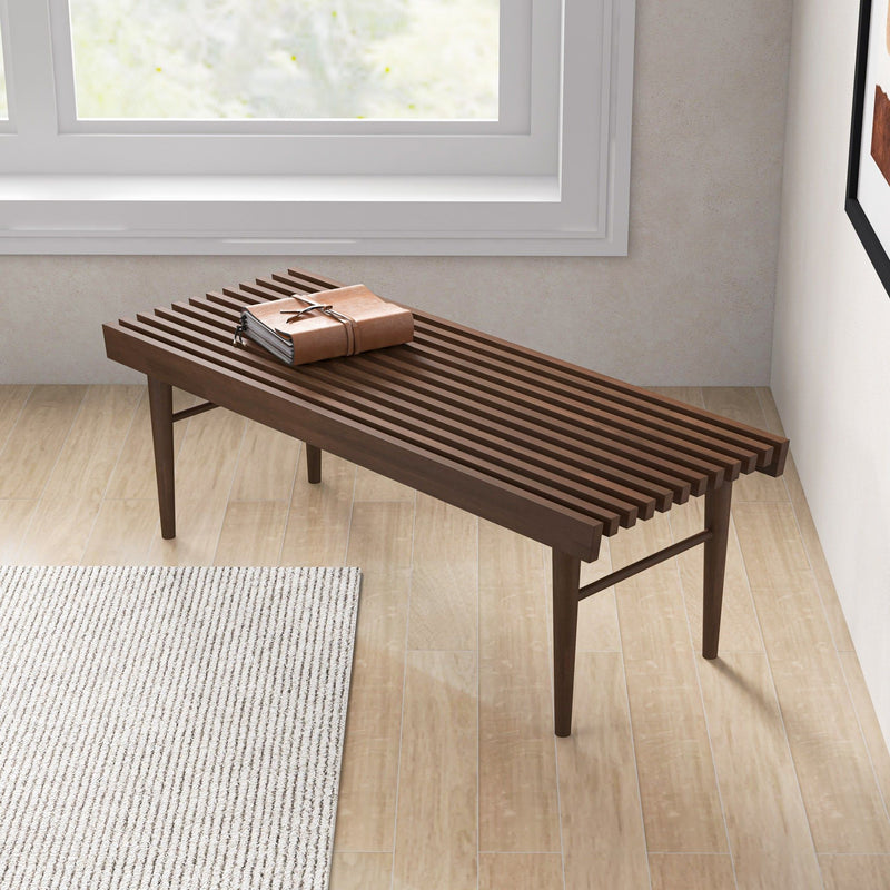 Mia - Bench - Dark Brown - R&R Furniture Gallery (Fountain Valley, CA)