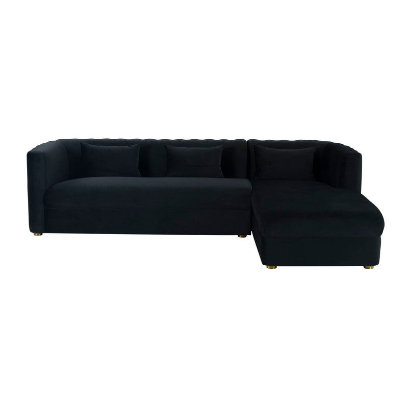 Callie - Velvet Sectional - RAF - R&R Furniture Gallery (Fountain Valley, CA)