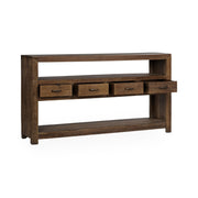 Mattai - 4 Drawer Console Table - Natural - R&R Furniture Gallery (Fountain Valley, CA)