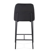 Set of two TOV Furniture Sydney counter stools featuring sleek modern design with wooden legs and cushioned seats.