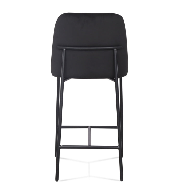 Set of two TOV Furniture Sydney counter stools featuring sleek modern design with wooden legs and cushioned seats.