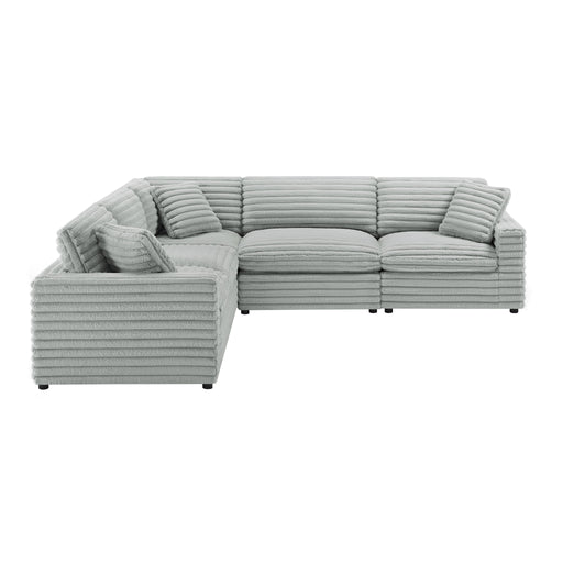 Jenny - 5 Piece Sectional - Gray - R&R Furniture Gallery (Fountain Valley, CA)