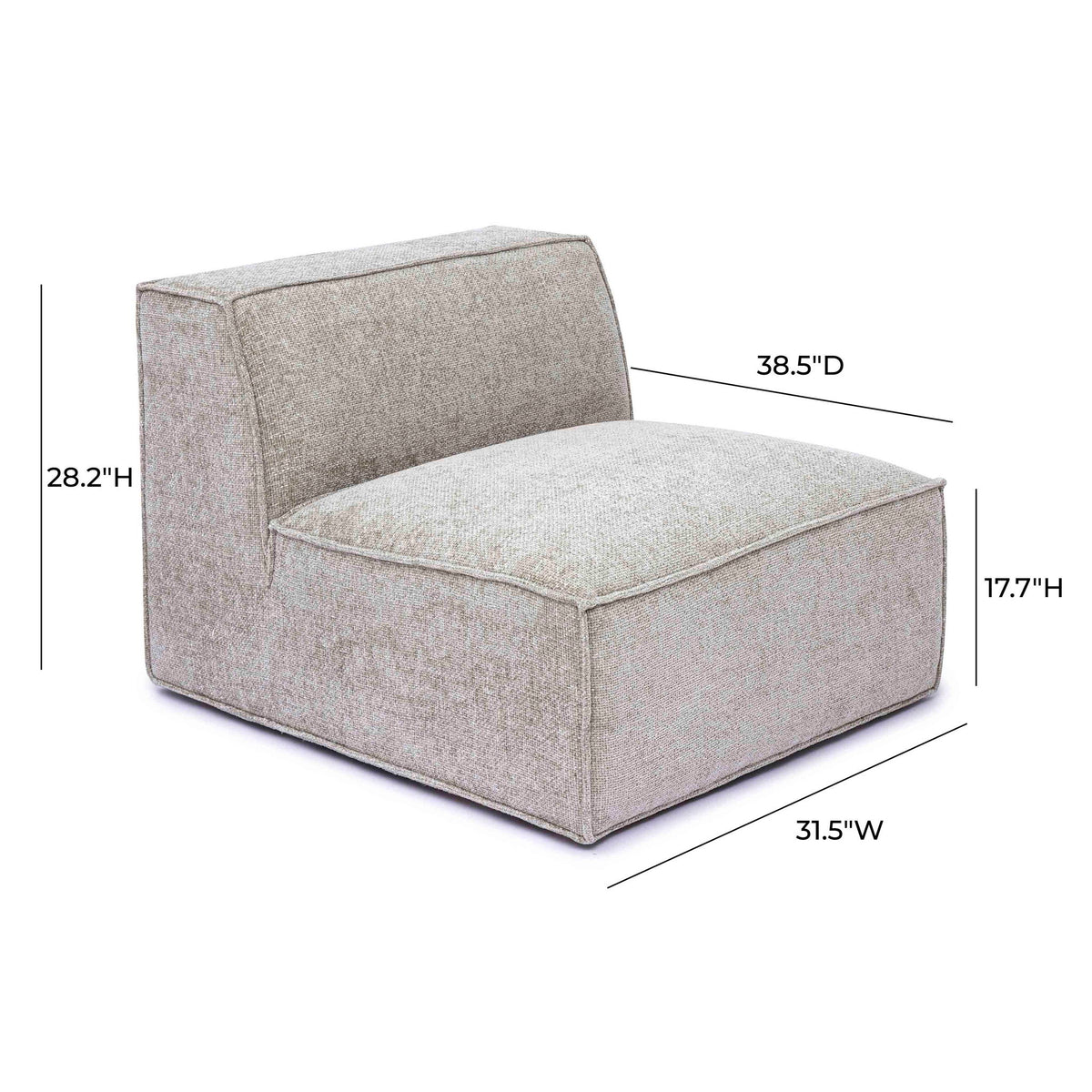 Mindy - Armless Chair - R&R Furniture Gallery (Fountain Valley, CA)