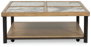 Montia - Square Cocktail Table - Multi - R&R Furniture Gallery (Fountain Valley, CA)