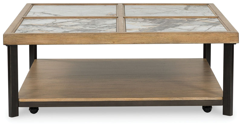 Montia - Square Cocktail Table - Multi - R&R Furniture Gallery (Fountain Valley, CA)