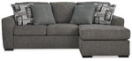 Gardiner - Sofa Chaise - Pewter - R&R Furniture Gallery (Fountain Valley, CA)