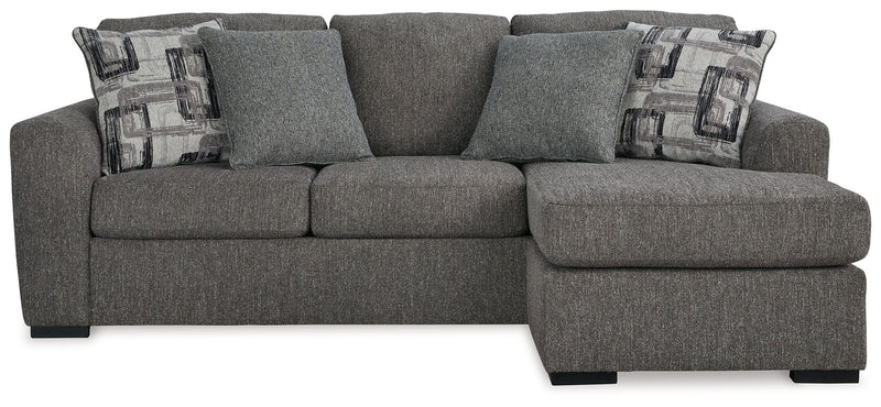 Gardiner - Sofa Chaise - Pewter - R&R Furniture Gallery (Fountain Valley, CA)