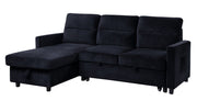 Ivy - Reversible Sleeper Sectional Sofa With Storage Chaise And Side Pocket - R&R Furniture Gallery (Fountain Valley, CA)
