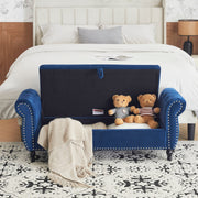 Luxurious Multifunctional Storage Ottoman Bench With Pillow - R&R Furniture Gallery (Fountain Valley, CA)