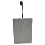 Fullar - Modular Console With Wireless Charger - Light Gary Chenille - R&R Furniture Gallery (Fountain Valley, CA)