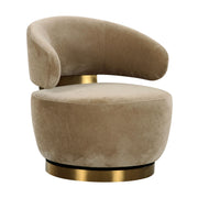 Austin - Recycled Fabric Swivel Chair - R&R Furniture Gallery (Fountain Valley, CA)