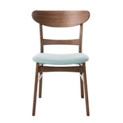 Mid Century Dining Chairs With Cushioned Seats And Wood Frame (Set of 2) - R&R Furniture Gallery (Fountain Valley, CA)