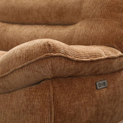 Emmy - Power Motion Sectional Sofa - Orange Chenille - R&R Furniture Gallery (Fountain Valley, CA)