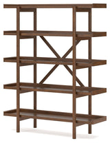 Lyncott - Bookcase - Brown - R&R Furniture Gallery (Fountain Valley, CA)
