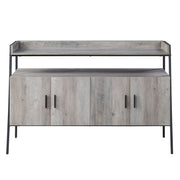 Samiya - TV Stand - Gray Oak & Black - R&R Furniture Gallery (Fountain Valley, CA)