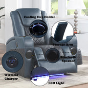 Alair - Power Motion Recliner With Bluetooth, Wireless Charger & Cupholder - R&R Furniture Gallery (Fountain Valley, CA)